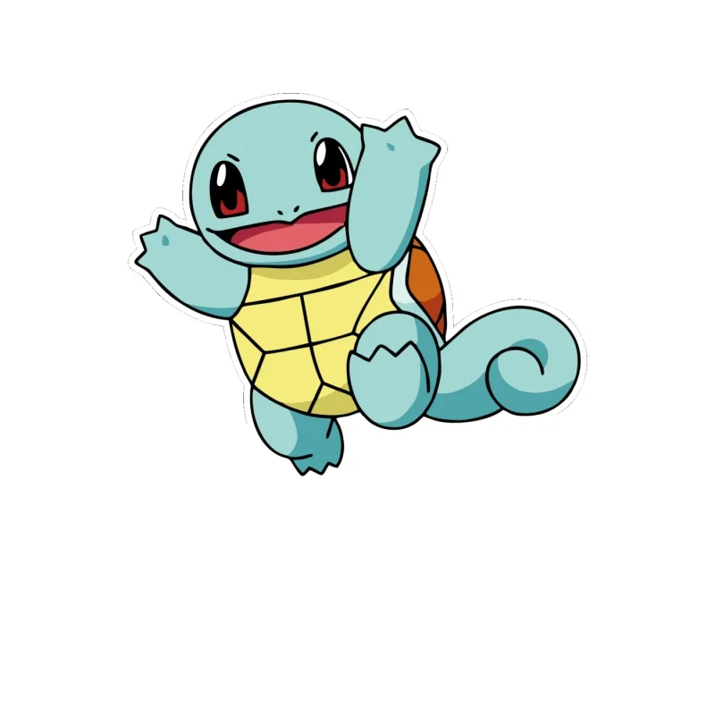 Squirtle Full Color Vinyl Decal