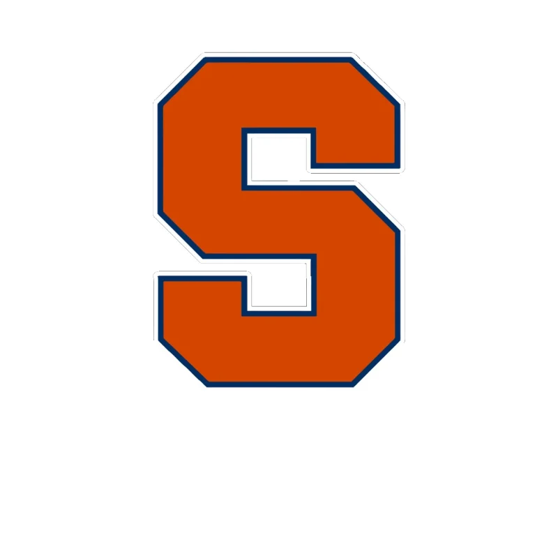 Syracuse Orange Full-Color - Image 1 - Vinyl Decal - Custom Size