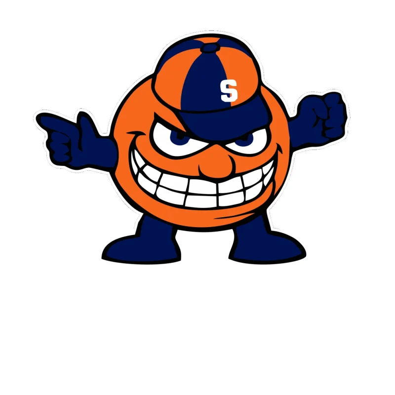 Syracuse Orange Full-Color - Image 2 - Vinyl Decal - Custom Size