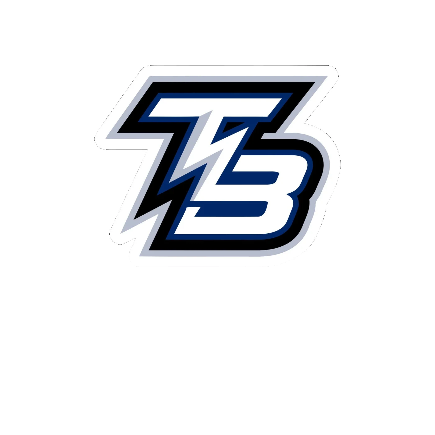 Tampa Bay Lightning - TB - Full Color Vinyl Sticker - Custom Size