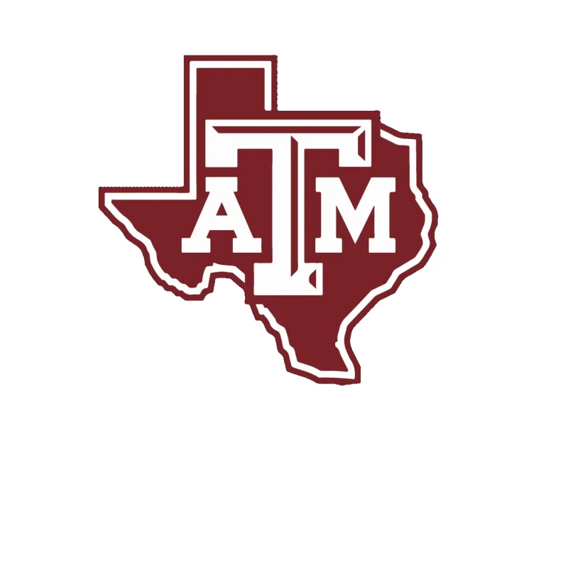 Texas A&M Aggies - Image 1 - Full Color Vinyl Decal - Custom Size