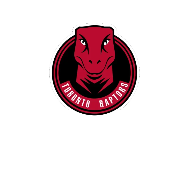 Toronto Raptors - Image 1 - Full Color Vinyl Sticker - Custom Size