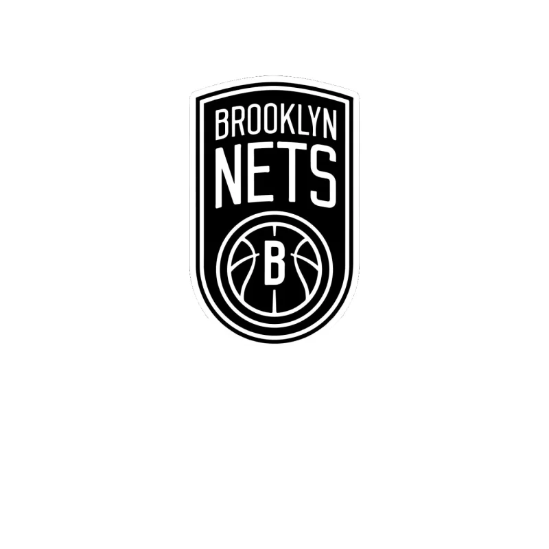 Brooklyn Nets - Image 1 - Full Color Vinyl Sticker - Custom Size