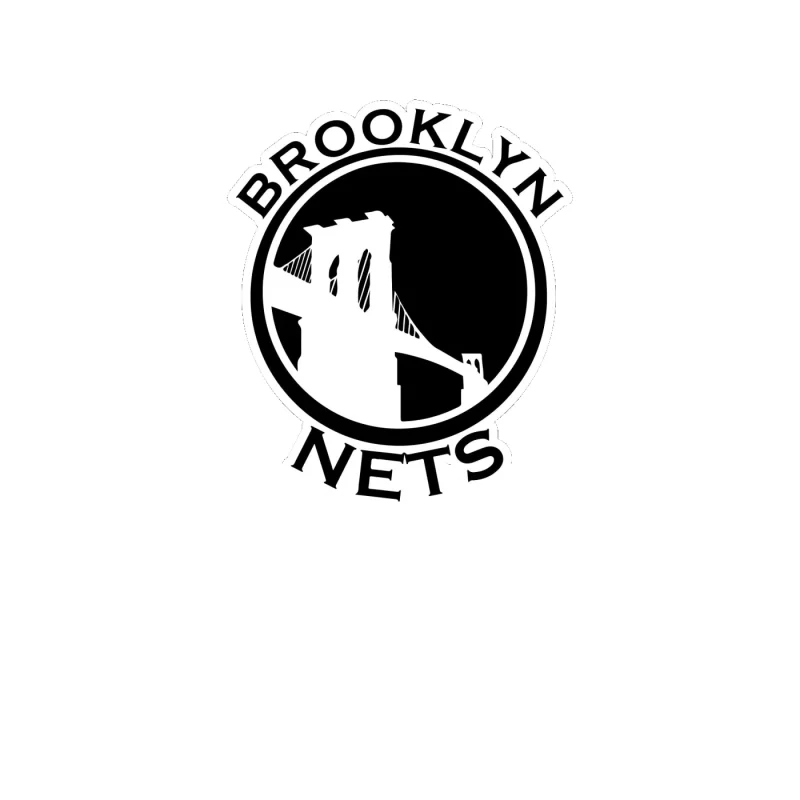 Brooklyn Nets - Image 2 - Full Color Vinyl Sticker - Custom Size
