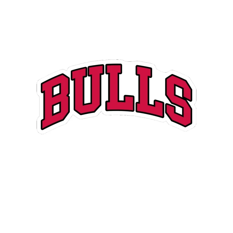 Chicago Bulls - Bulls - Full Color Vinyl Sticker - Custom Size