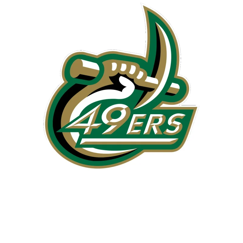 Charlotte 49ers Full Color Vinyl Decal - Custom Size