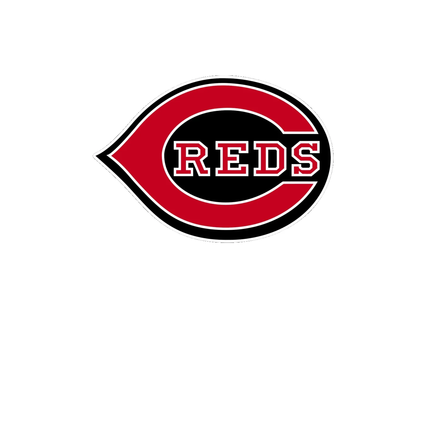 Cincinnati Reds - Red C with Reds - Full Color Vinyl Sticker - Custom Size