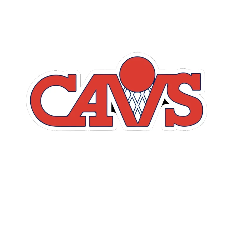 Cleveland Cavaliers - Cavs - Full Color Vinyl Sticker - Custom Size