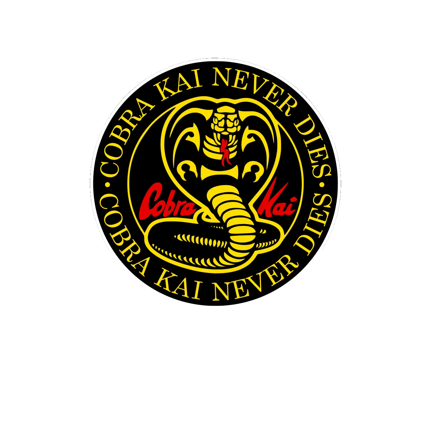 Cobra Kai Full Color Vinyl Decal - Custom Size