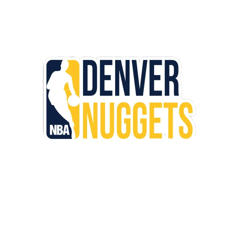 Denver Nuggets - Image 10 - Full Color Vinyl Sticker - Custom Size