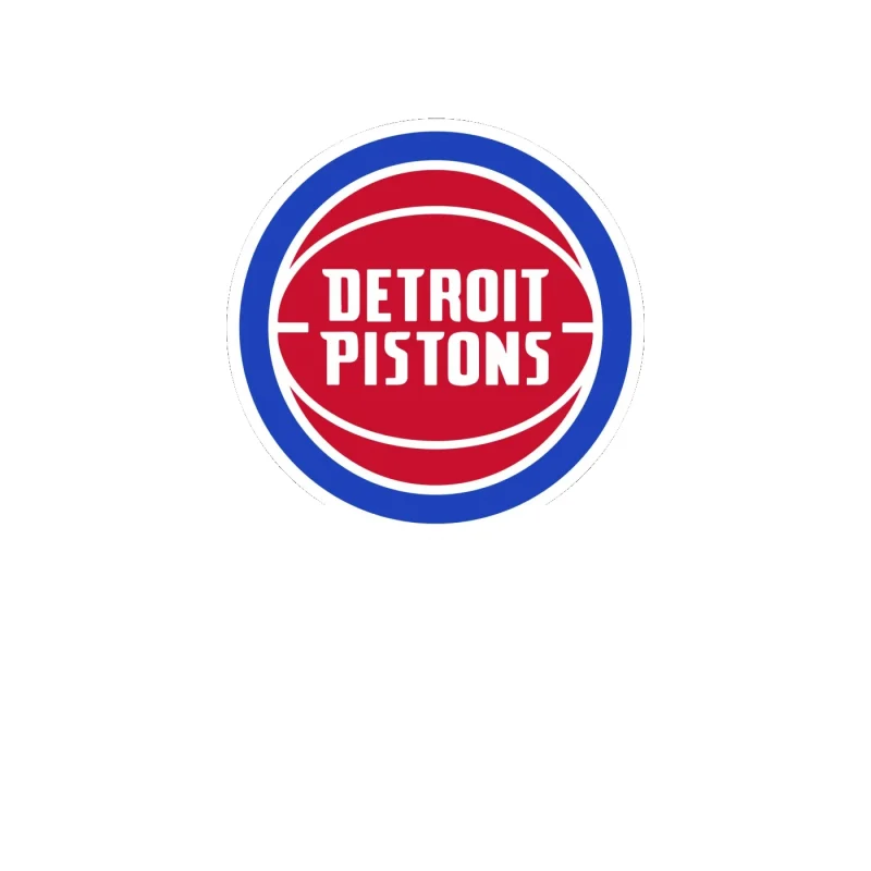 Detroit Pistons - Image 4 - Full Color Vinyl Sticker - Custom Size
