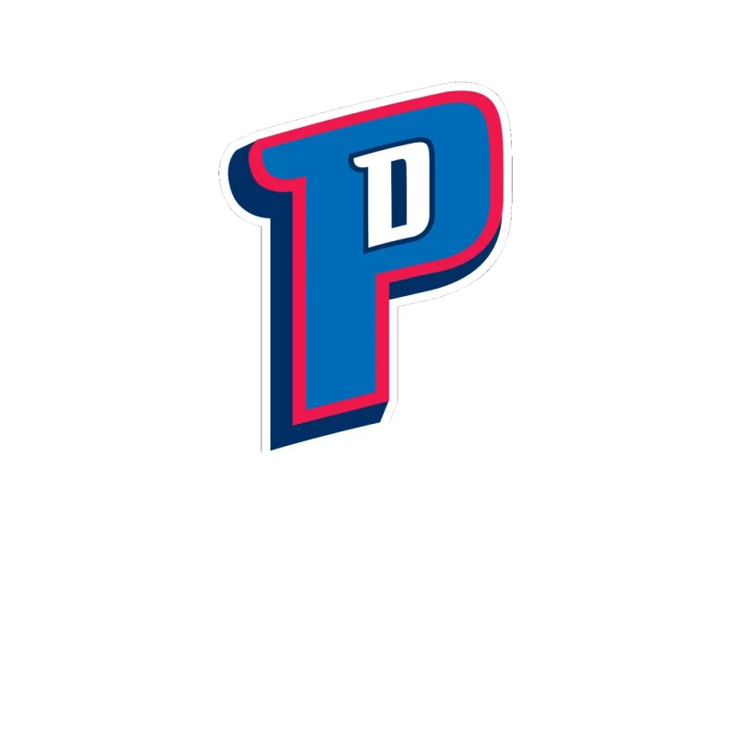 Detroit Pistons - Image 2 - Full Color Vinyl Sticker - Custom Size