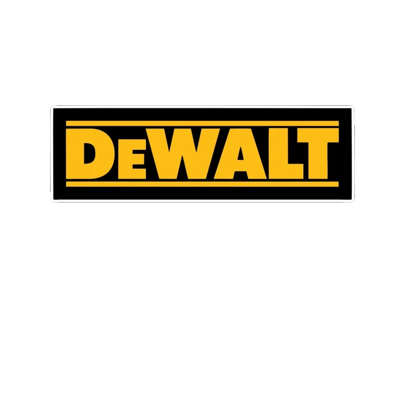DeWalt Full Color Vinyl Sticker - Custom Size