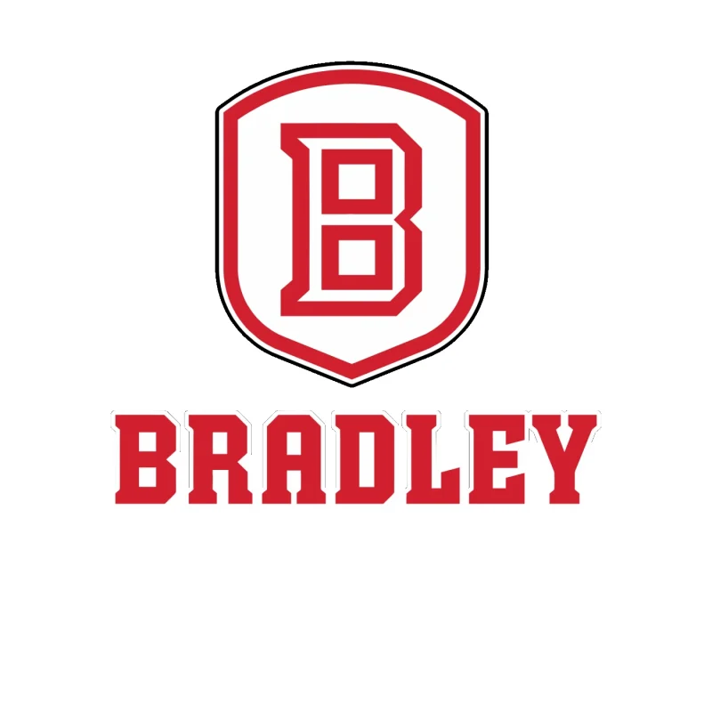 Bradley Braves - Image 1 - Full Color Vinyl Decal - Custom Size