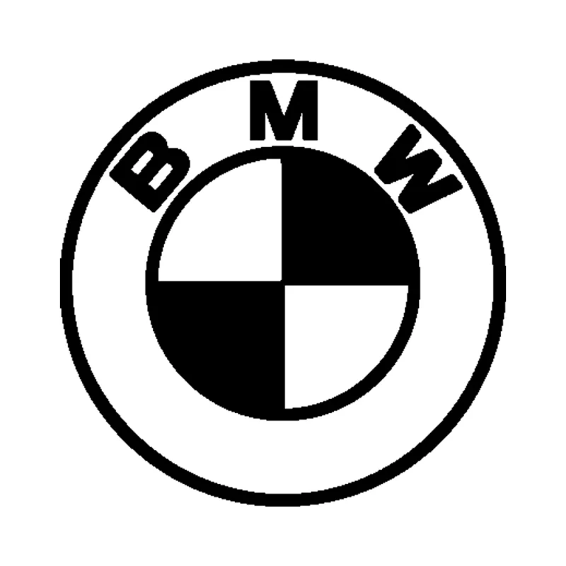BMW Logo Vinyl Decal - Custom Size