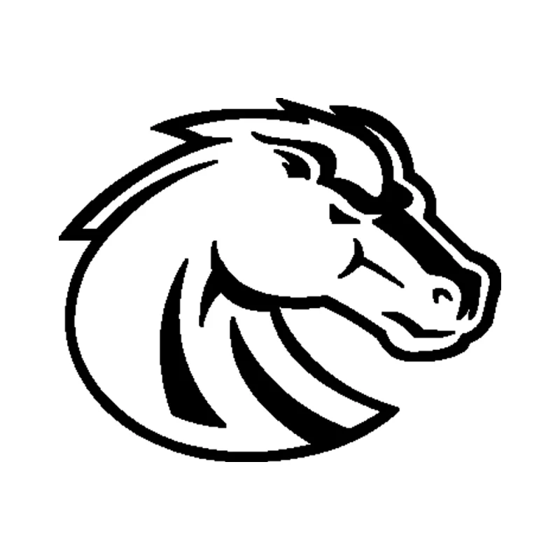 Boise State Broncos Vinyl Decal - Custom Size