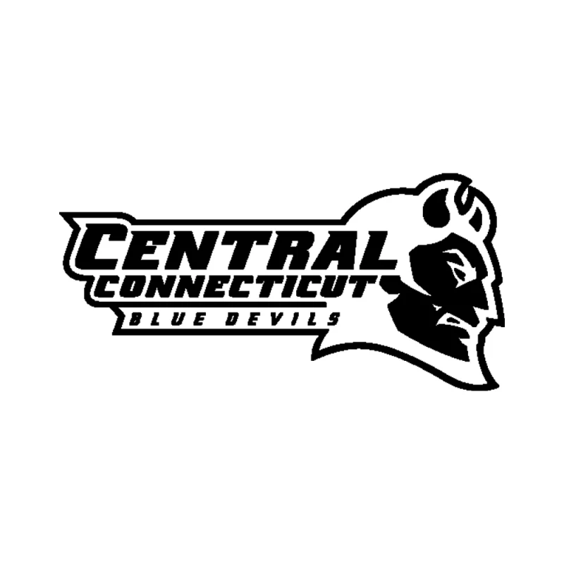 Central Connecticut Blue Devils Decal - Custom Size