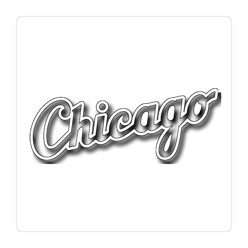 Chicago White Sox - Chicago - Full Color Vinyl Sticker - Custom Size