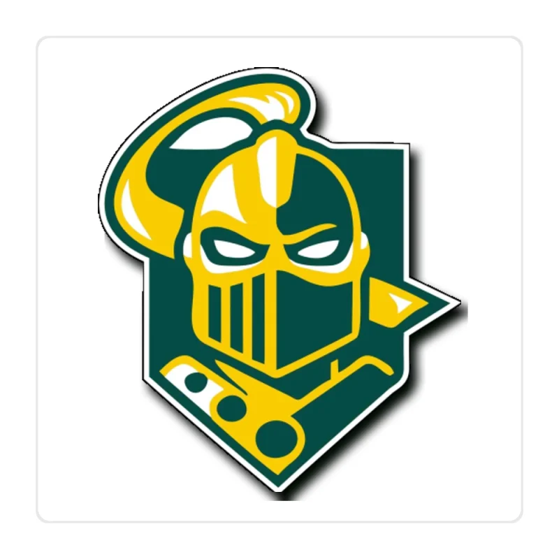 Clarkson Golden Knights Full Color Vinyl Decal - Custom Size