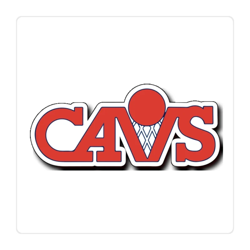 Cleveland Cavaliers - Cavs - Full Color Vinyl Sticker - Custom Size