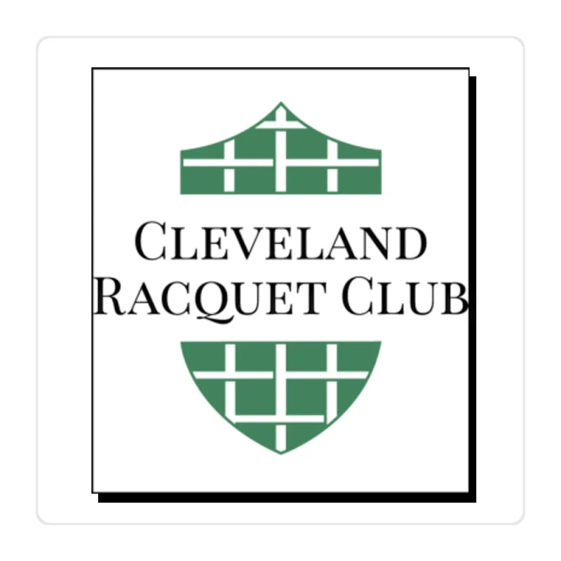Cleveland Racquet club 2 Full Color Vinyl Decal
