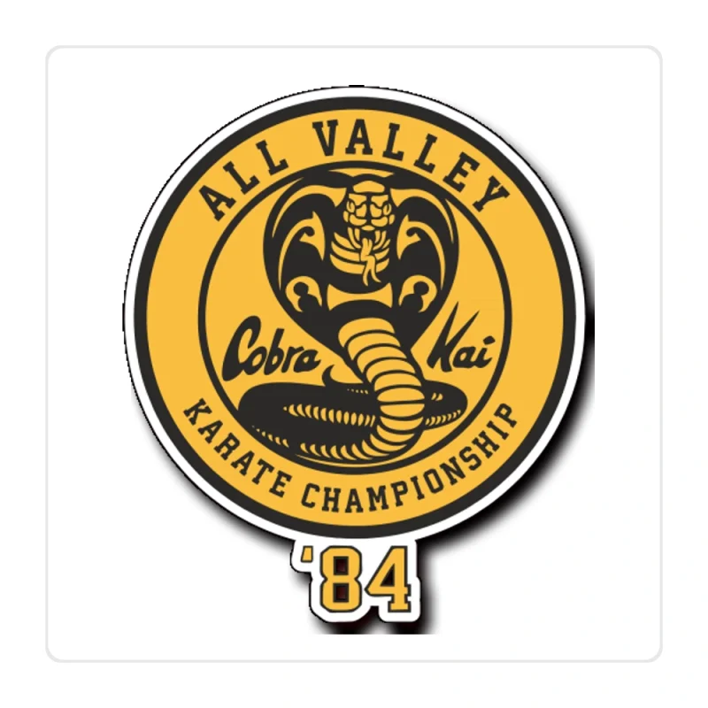 Cobra Kai Full Color Vinyl Decal - Custom Size