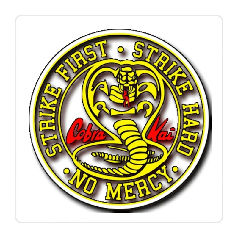 Cobra Kai Full Color Vinyl Sticker - Custom Size