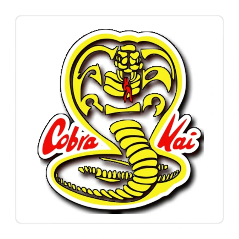 Cobra Kai Full Color Vinyl Sticker - Custom Size