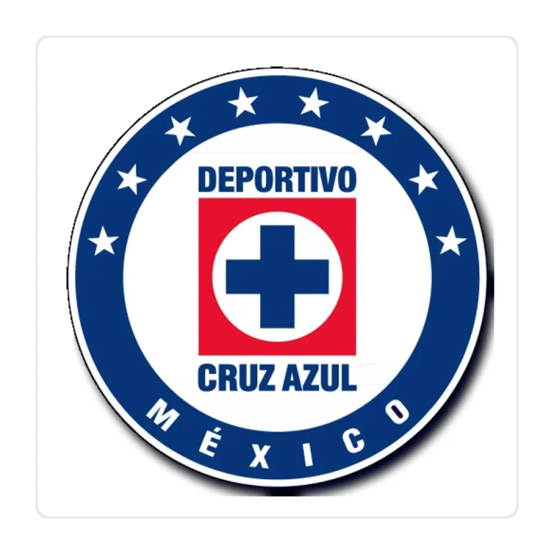 Cruz Azul Full Color Vinyl Sticker - Custom Size