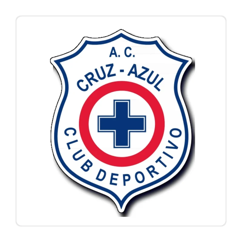 Cruz Azul Full Color Vinyl Sticker - Custom Size