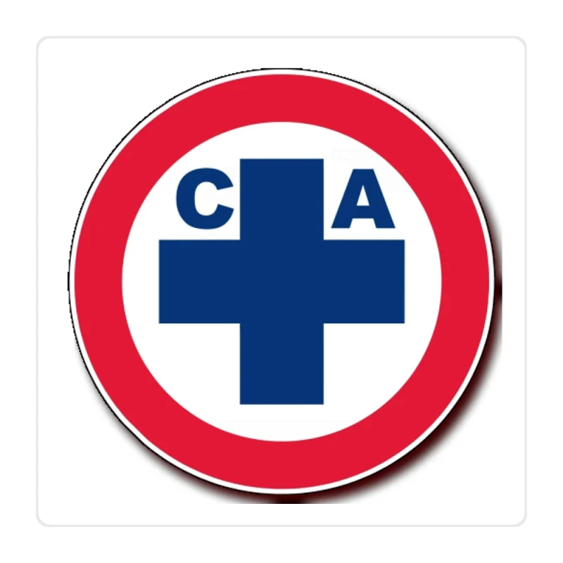Cruz Azul Full Color Vinyl Sticker - Custom Size