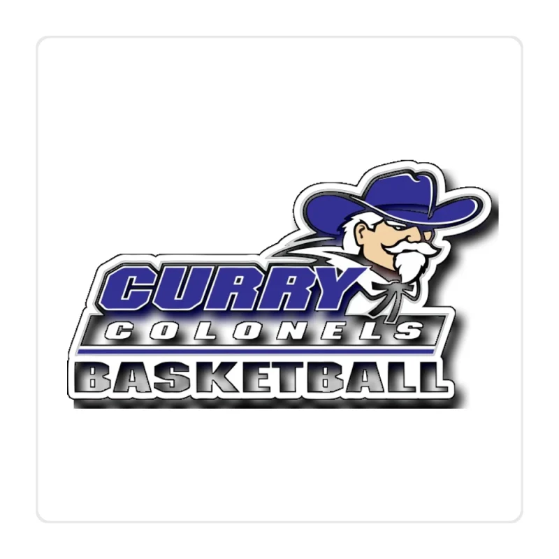 Curry Colonels Basketball Full Color Vinyl Decal - Custom Size