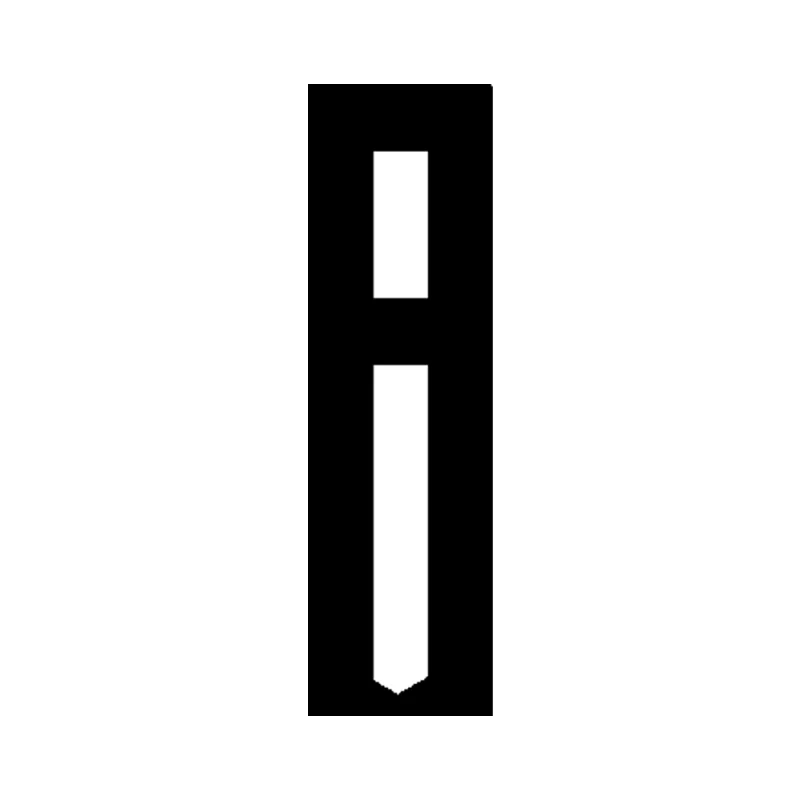 Custom Monogram Vinyl Sticker - Custom Size