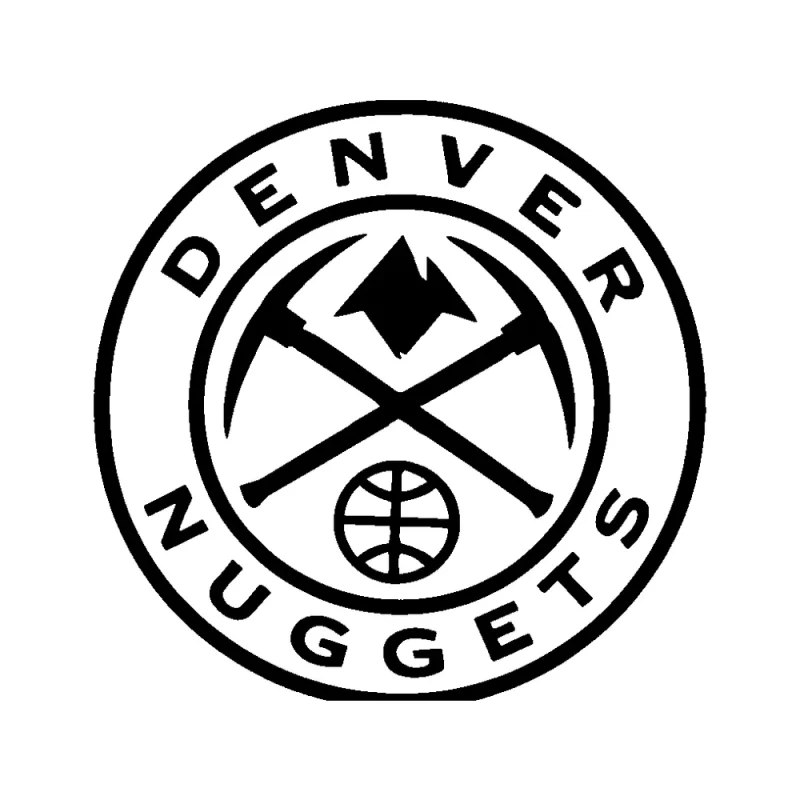 Denver Nuggets - Design 1 - Die Cut Vinyl Decal - Custom Size