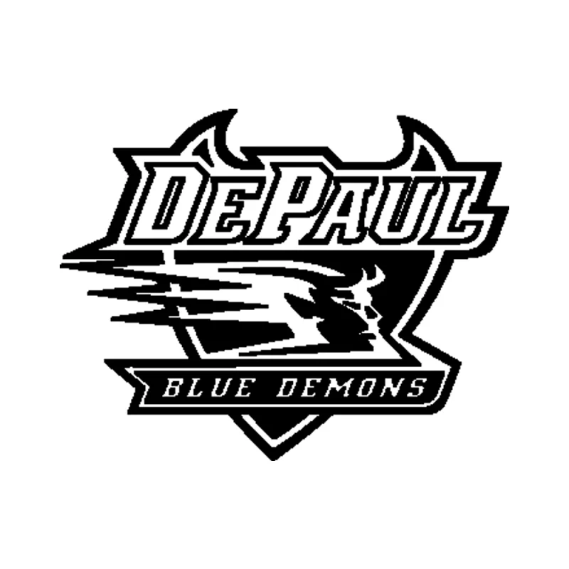 DePaul Blue Demons Vinyl Decal - Custom Size