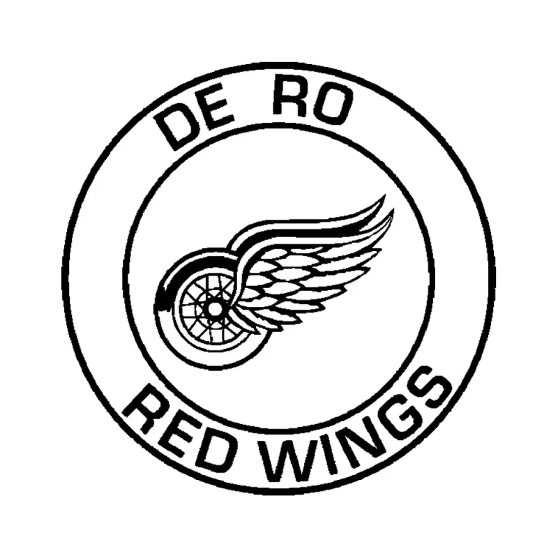 Detroit Red Wings - Design 2 - Die Cut Vinyl Decal - Custom Size