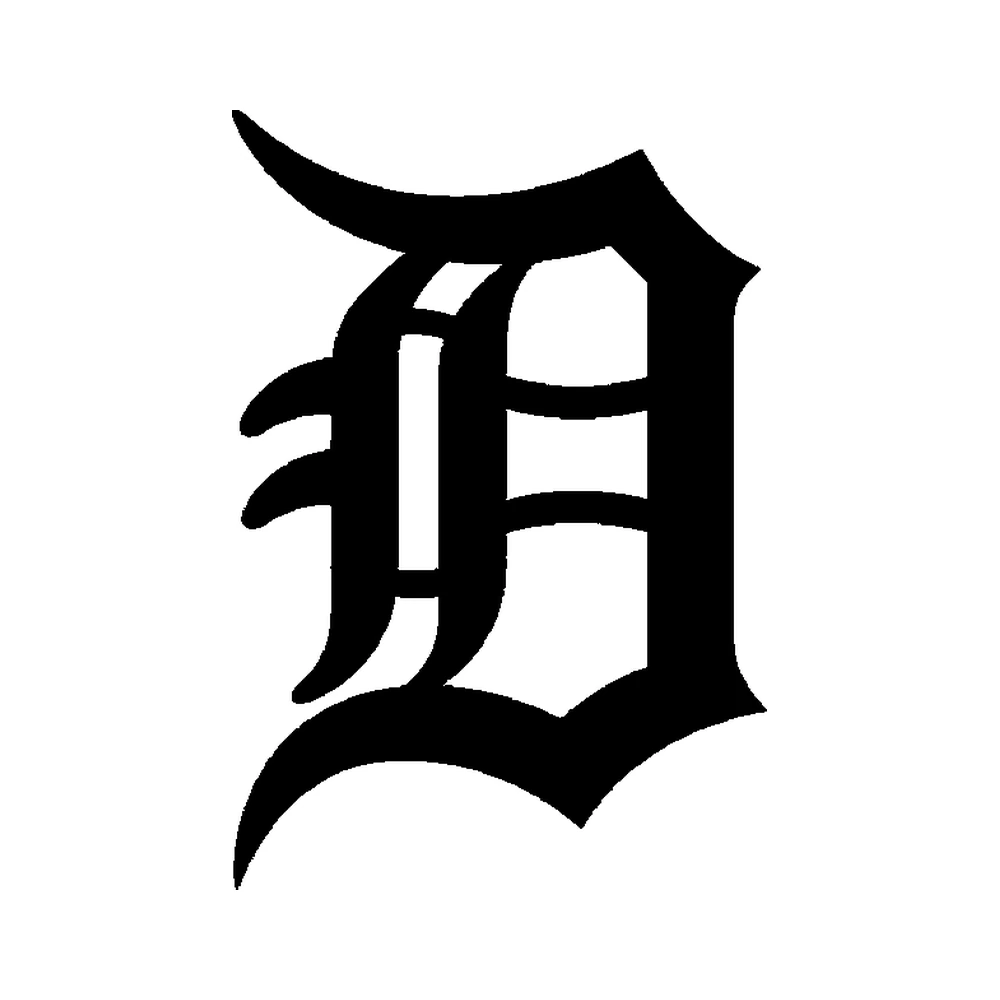 Detroit Tigers - Design 1 - Die Cut Vinyl Decal - Custom Size