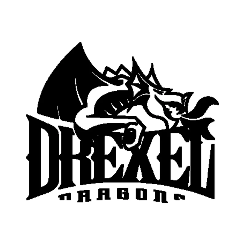 Drexel Dragons Vinyl Decal - Custom Size