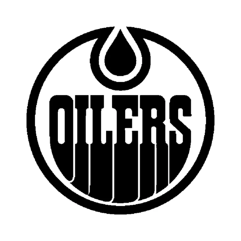 Edmonton Oilers - Design 1 - Die Cut Vinyl Decal - Custom Size