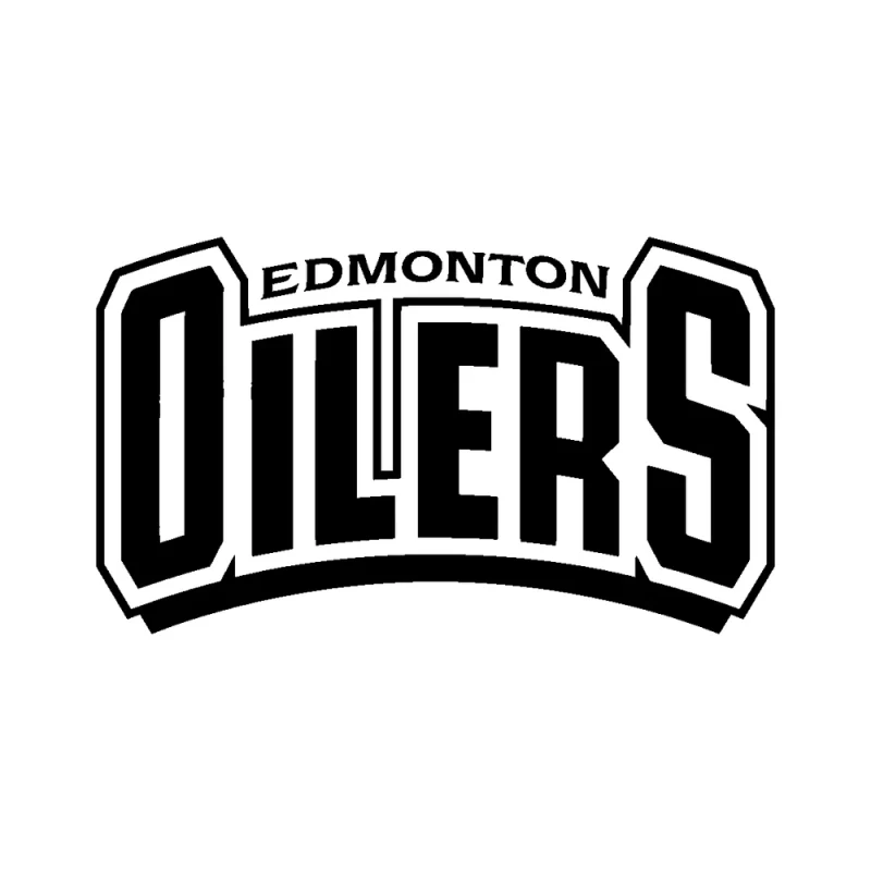 Edmonton Oilers - Design 2 - Die Cut Vinyl Decal - Custom Size