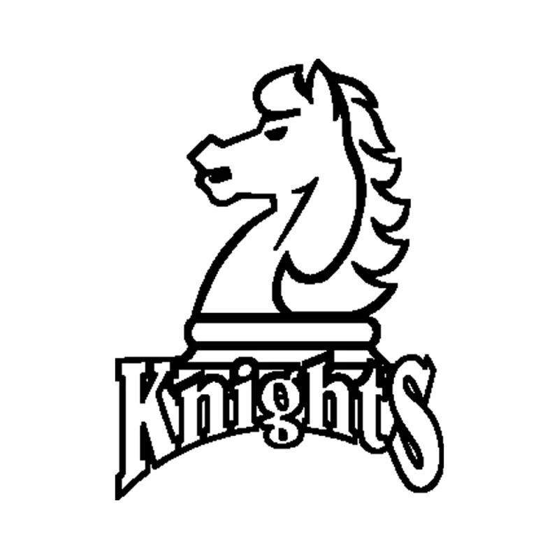 Fairleigh Dickinson Knights Vinyl Decal - Custom Size