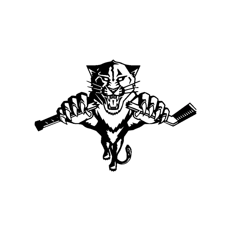 Florida Panthers - Design 3 - Die Cut Vinyl Decal - Custom Size
