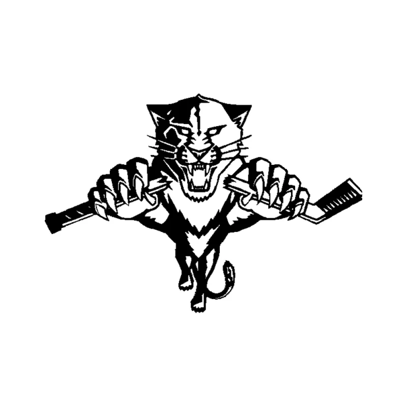 Florida Panthers - Design 3 - Die Cut Vinyl Decal - Custom Size