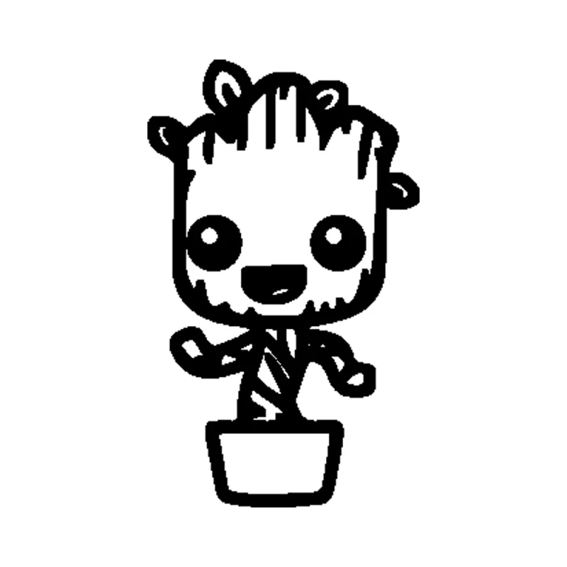 Groot Vinyl Decal - Custom Size