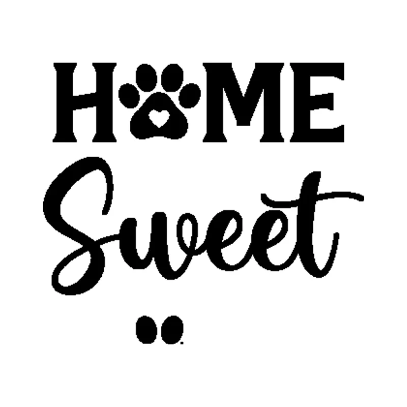 Home Sweet Home Vinyl Decal - Custom Size
