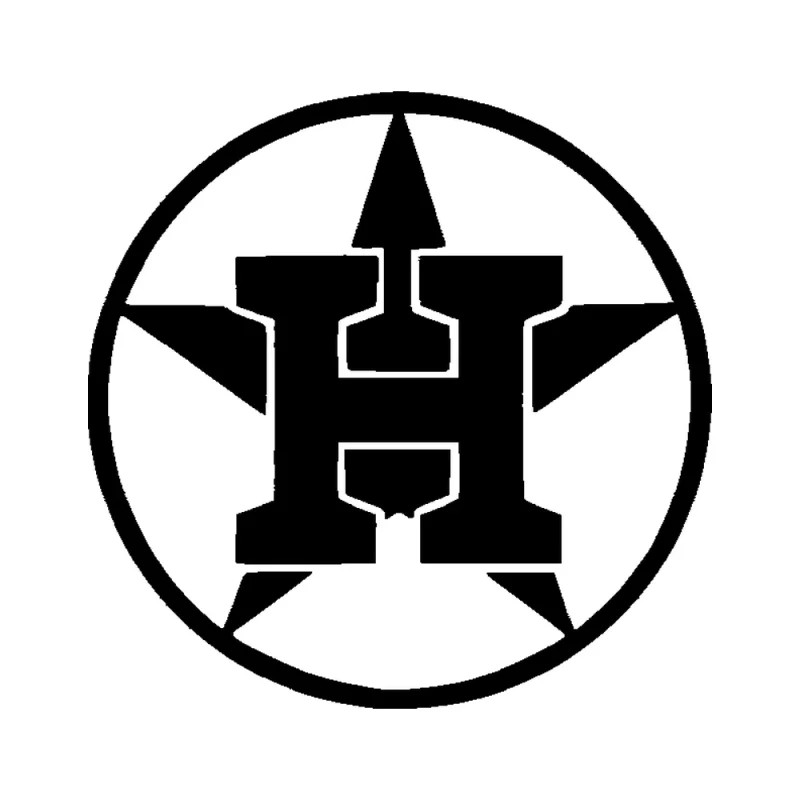 Houston Astros - Design 1 - Die Cut Vinyl Decal - Custom Size