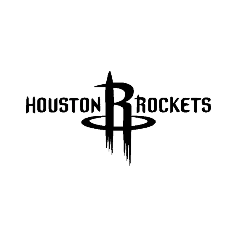 Houston Rockets - Design 1 - Die Cut Vinyl Decal - Custom Size
