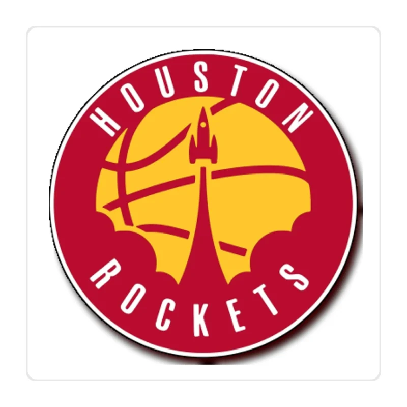 Houston Rockets Full Color Vinyl Sticker - Custom Size