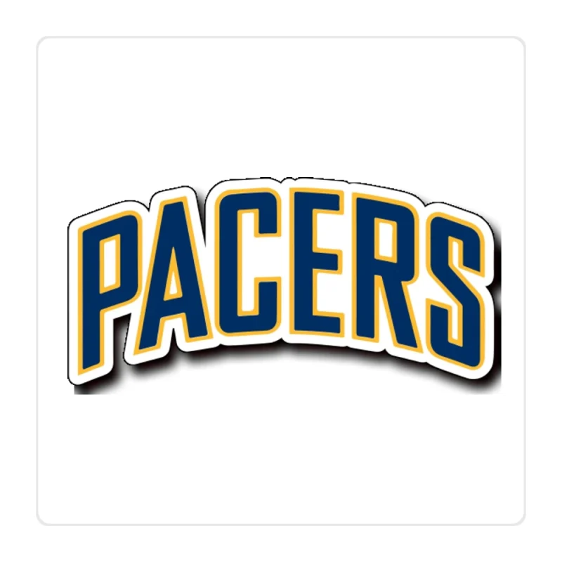 Indiana Pacers Full Color Vinyl Sticker - Custom Size