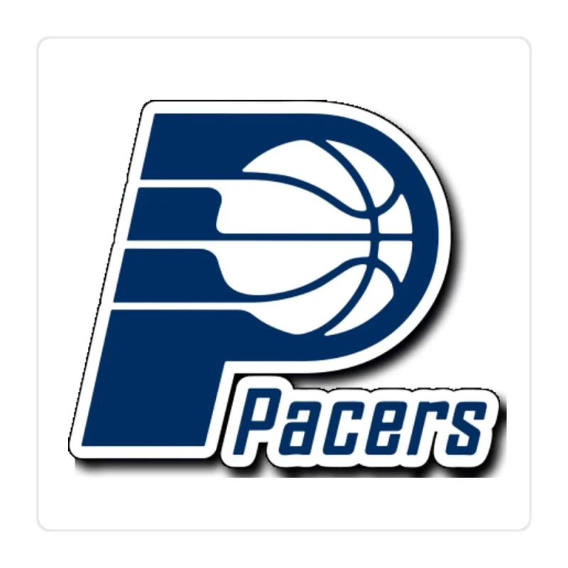 Indiana Pacers Full Color Vinyl Sticker - Custom Size